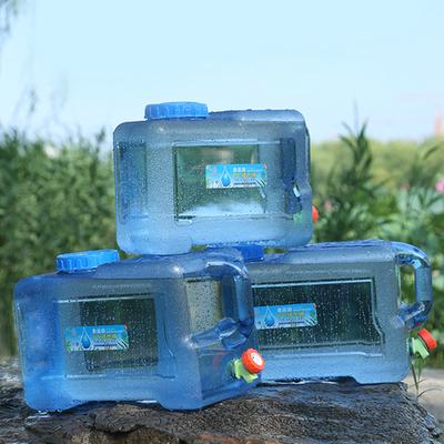Seau d'eau portable de grande capacité Récipient de réservoir d'eau pure pour la conduite avec robinet pour le camping en plein air, la cuisine, le pique-nique, la randonnée