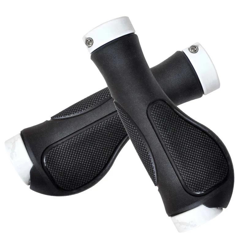 

Крышка ручки для горного велосипеда, утолщенная резиновая ручка с фрикадельками, эргономичная ручка для электрического велосипеда, аксессуары для горного велосипеда, велосипедные ручки white