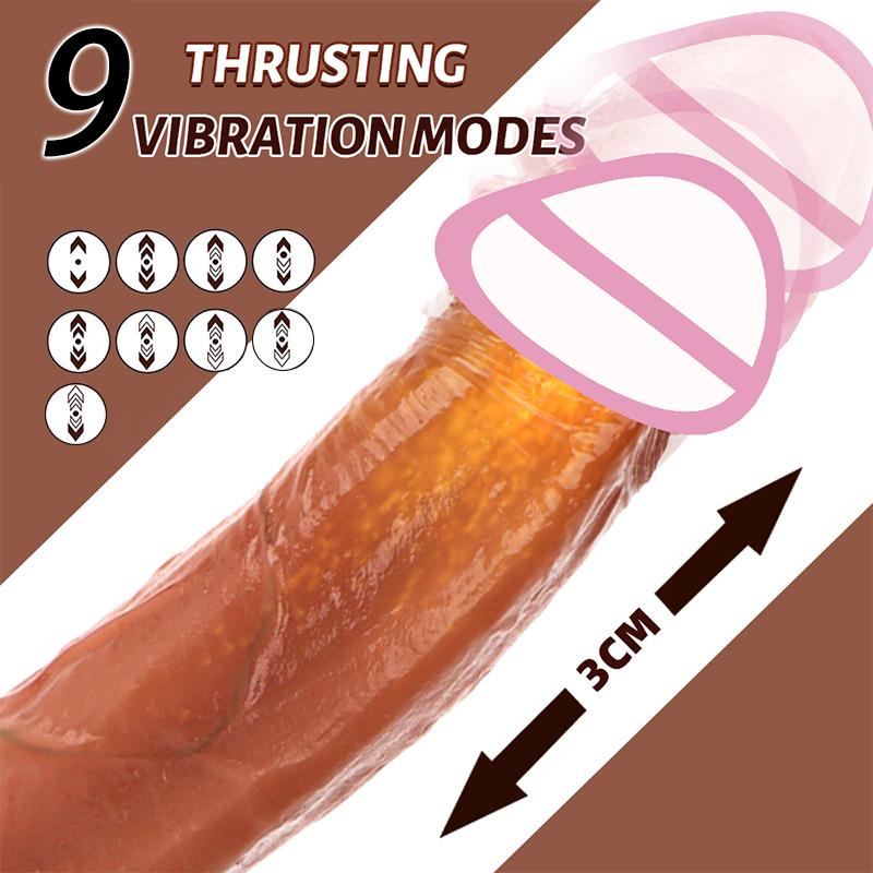 Realistic Dildos Woman Penis Sex Toys Silicone Sex Machine Telescopic Dildo Suction Cup For Adults Big Penis Dildo In Telescope