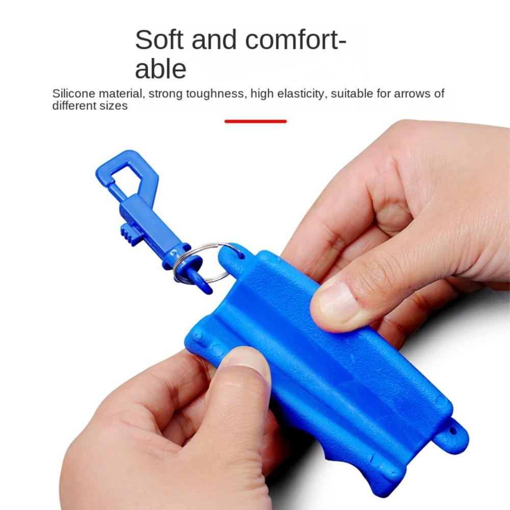 with Keychain Outdoor Rubber Arrow Puller Protecting Rubber Arrow Puller Remover  Preventing