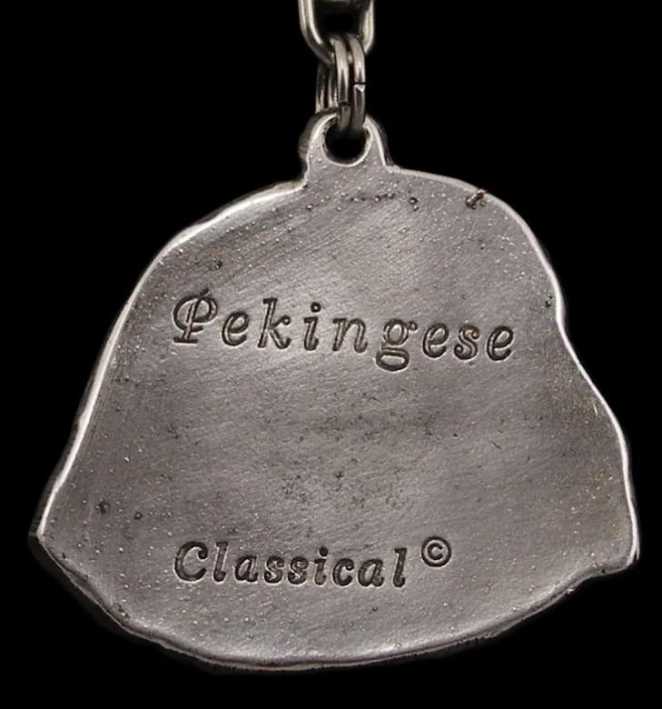 Pekingese, Pekinese, Peke - Necklace with Dog, Silver-plated Pendant for Dog Fan, Unique Jewelry by Art-Dog Brand