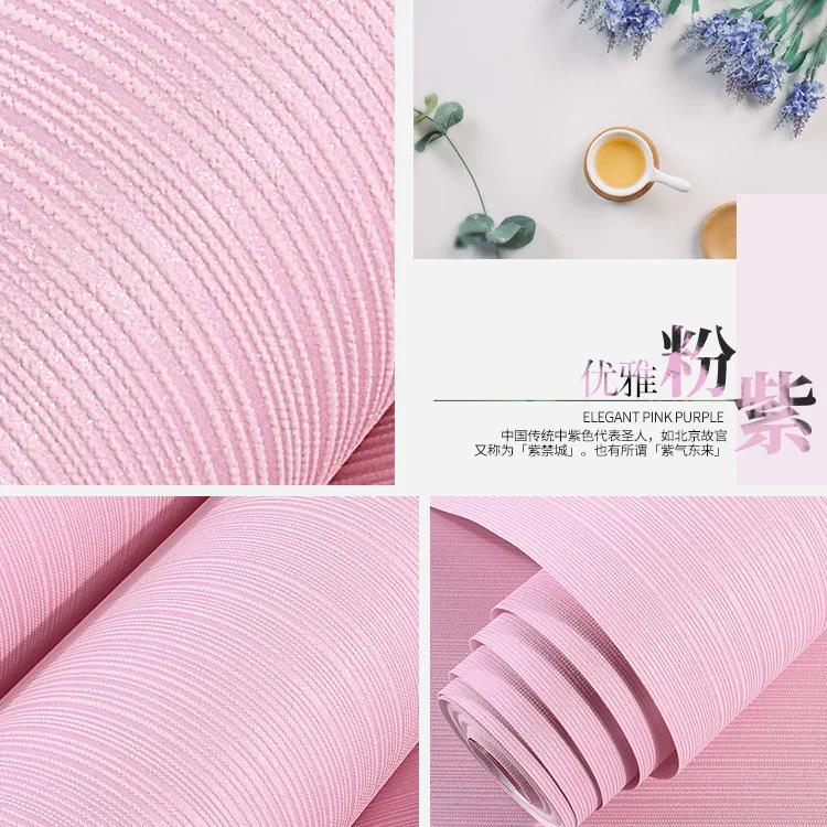 Modern Simple Vertical Stripe Wall Cover Soild Color Nonwoven Wall Cover For Bedroom Living Room Sofa Tv Background Sticker Muraux