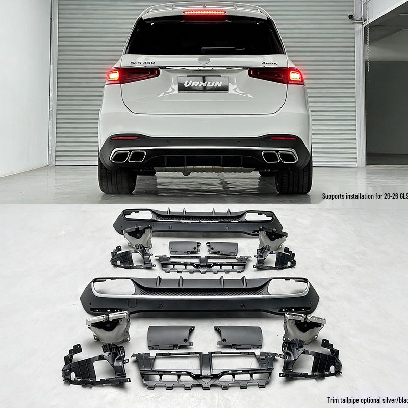 20-26 Mercedes-Benz GLS-Class X167 GLS63 AMG Body Kit: Front/Rear Bumpers & Grille