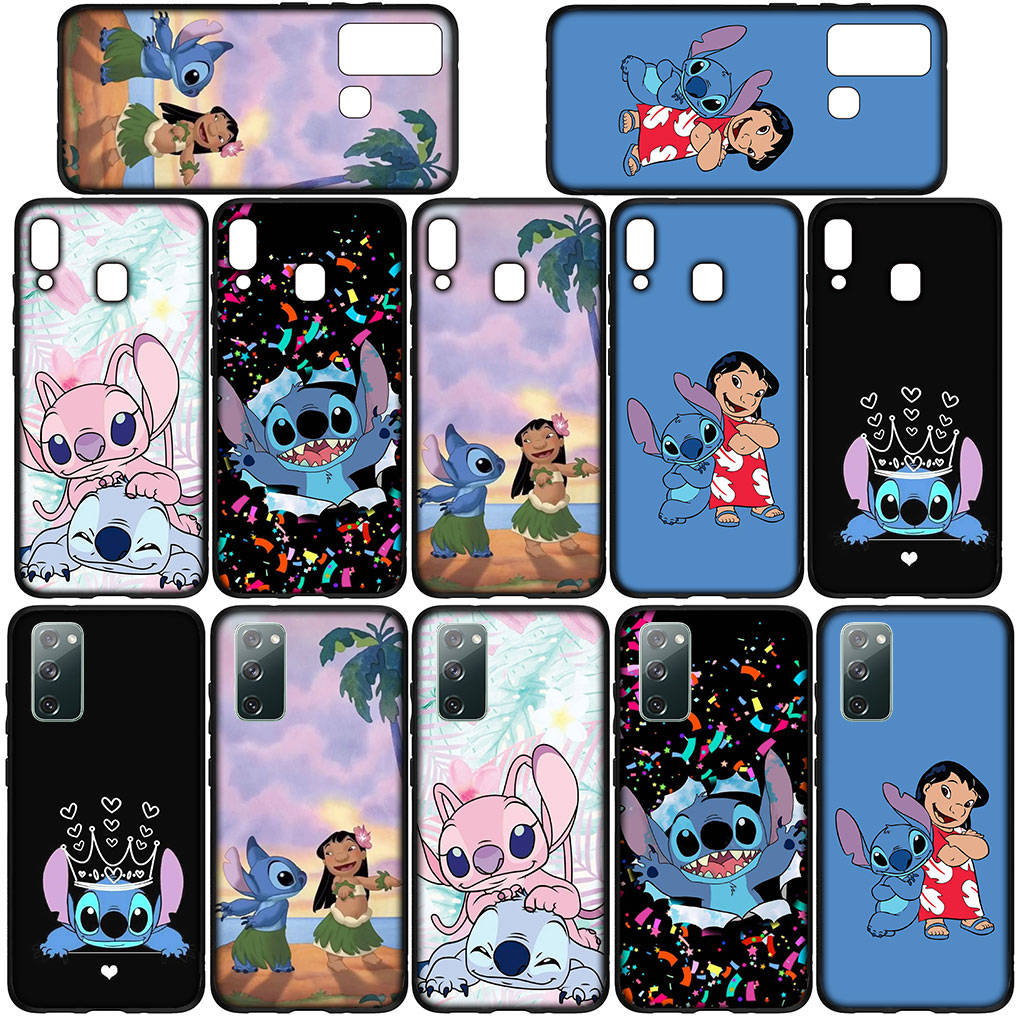 Husă pentru Telefon Samsung Galaxy S25 S24 S23 iPhone 16 15 Xiaomi Redmi Note 14 13 12 16E X 8 11 Pro Max OPPO Moto Huawei A15 Anime Lilo Cute Stitch Cover