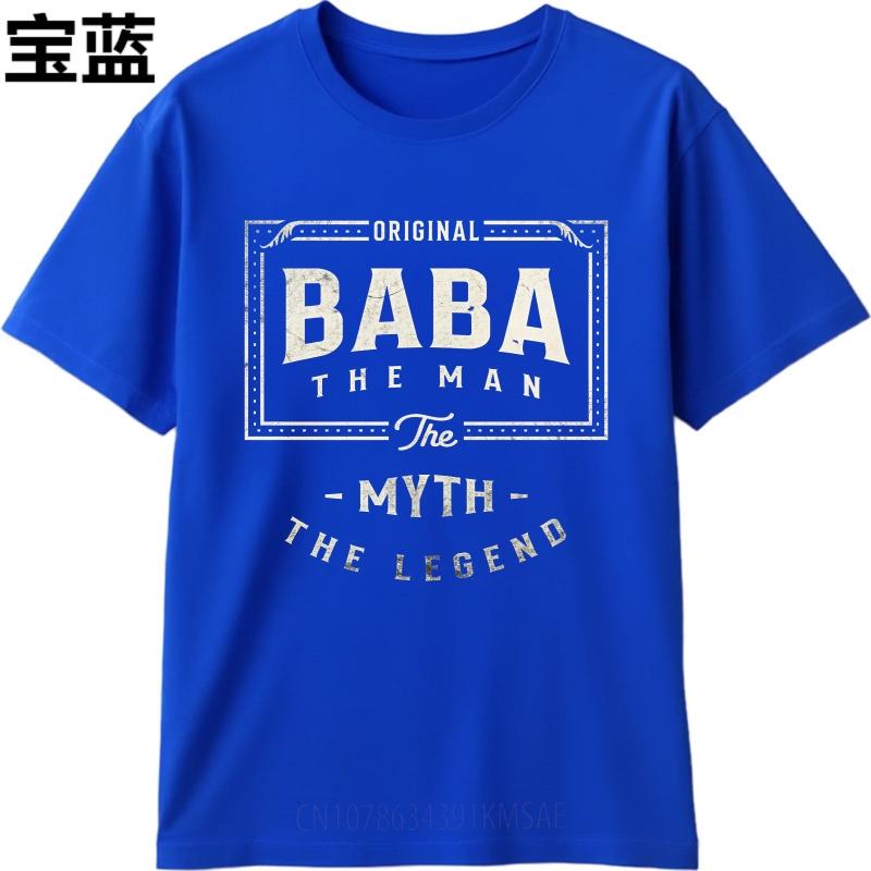 Anime Teenagers Summer tshirt Original Baba The Man The Myth The Legend Short Sleeve Relaxed Fit O Neck For Man Tee Shirt