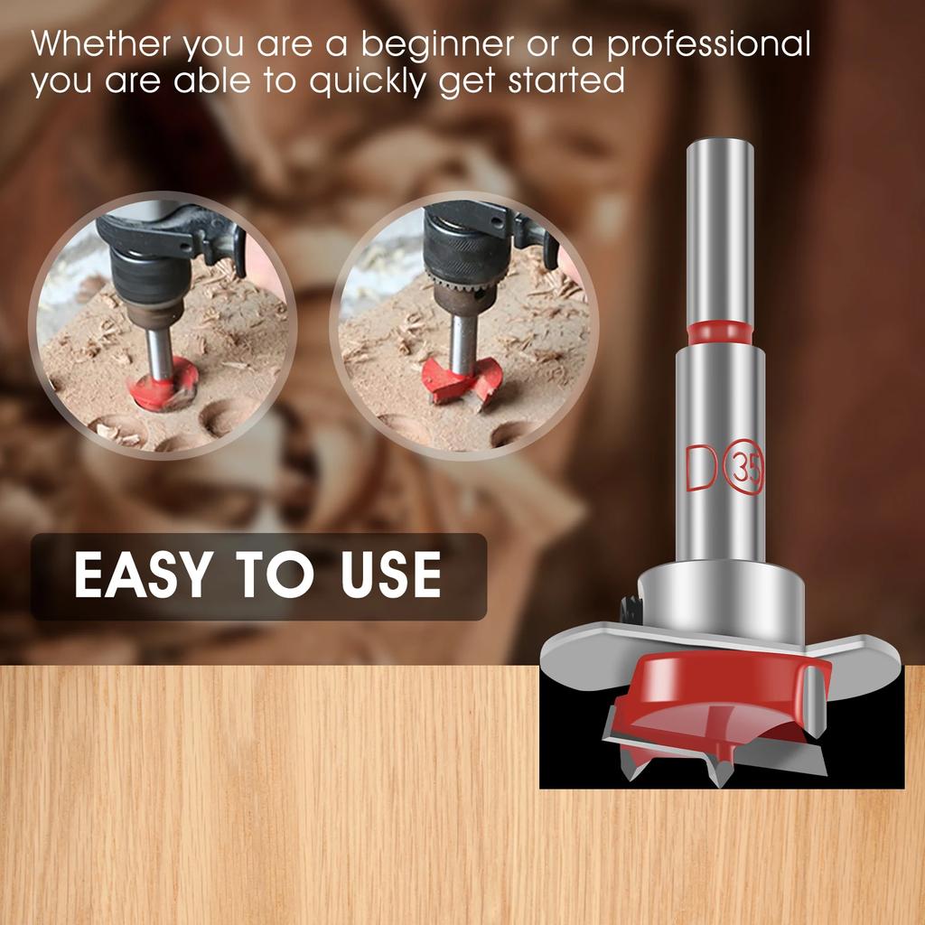 35mm Hinge Hole Jig Drill Guide Set Concealed Hinge Woodworking Door Hole Opener Drilling Guide Locator Cabinet Accessories Tool