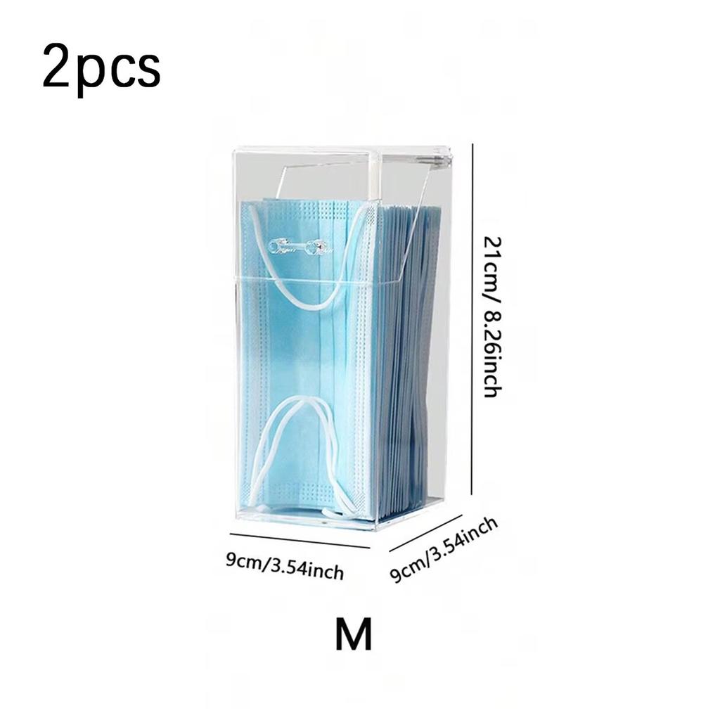 1/2pcs-Desktop Makeup Brush Storage Bucket Cup Holder with Lid Makeup Lipstick Cosmetic Storage Box Organizer Tube Transparent