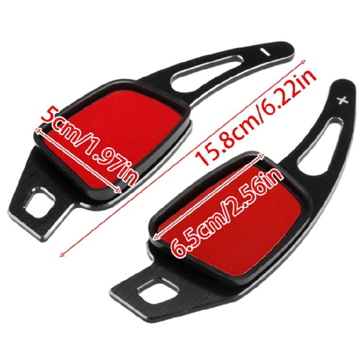 2Pcs Aluminum Shifter Extensions Auto Accessories Car Steering Wheel Shifter Paddles Extension Shifter