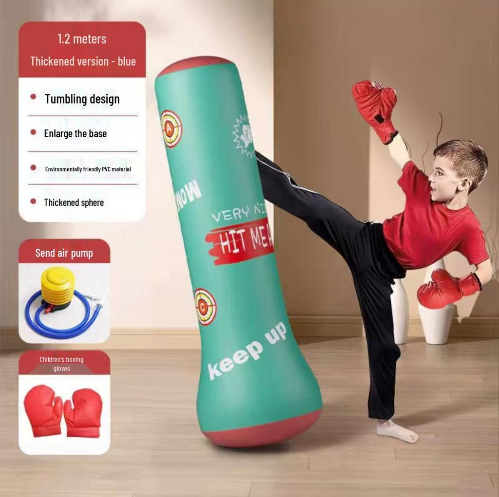 Aufblasbarer Boxsack: Kinderspielzeug für Fitness, Training und intellektuelle Entwicklung