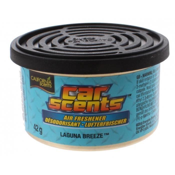 Désodorisant - California Scents - Laguna Breeze - 42 Grammes - Voiture - Acier Bleu