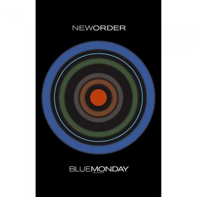 New Order Blue Monday Textile Poster