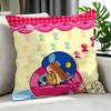 Cartoon HHappy Heroes Cushion Cover Cushion Cover Set Pcs X X X Pillowcase Decorative Sofa Home Decor