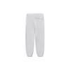 Li Ning Sports Basketball Collection Knitted Sweatpants Men's Gray Moderate Cuffed Pants AKLRA05-3