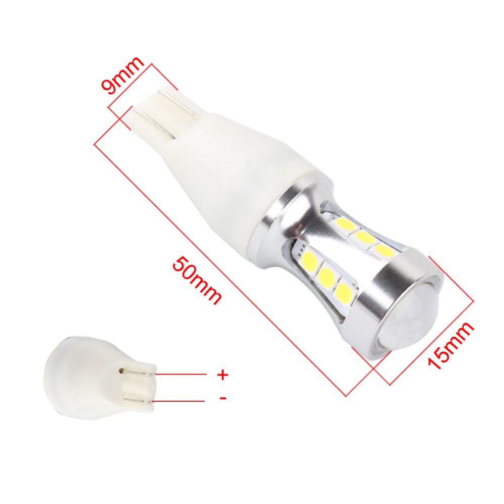 2X T10//W5W//40W CREE XBD 8SMD 8LED Xenon White High Power License Plate Lamp