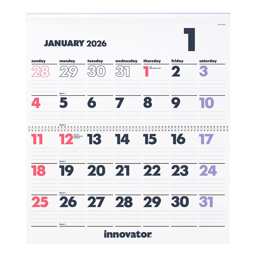 

Innovator 2026 Wall Calendar, Large, 31396006
