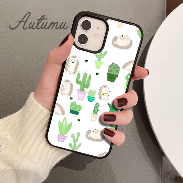 Igel und Ballon Handyhülle für iPhone 17 Air 15 16 16e 11 12 13 14 Pro Max Plus coque Fundas Shell