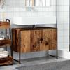 Bathroom Vanity Cabinet with Rustic Wood Effect 31.5 X 13 X 23.6 In (L X W X H) Engineered Wood