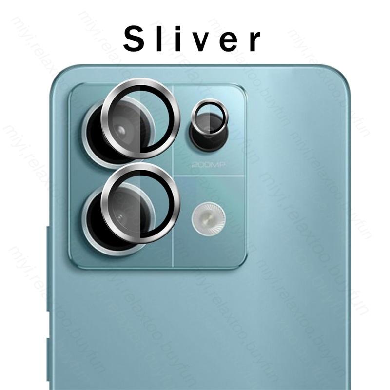 3D Curved Camera Protective Glass For Xiaomi Redmi Note 13 Pro Plus Pro+ 5G Matel Ring Lens Cover On Redmy Note13 4G Not 13 Pro
