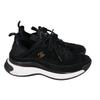 CHANEL [Excellent Condition] G45331 CC Logos Suede x Leather Sneakers shoes 37 blackUsed