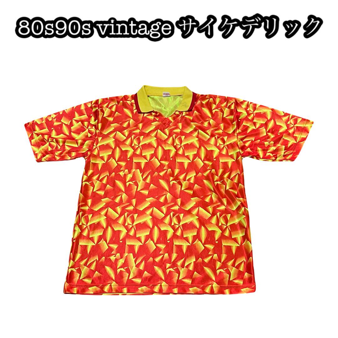 

[USED] 80s/90s Game Shirt Geometric T-Shirt Polo Shirt Art Psychedelic