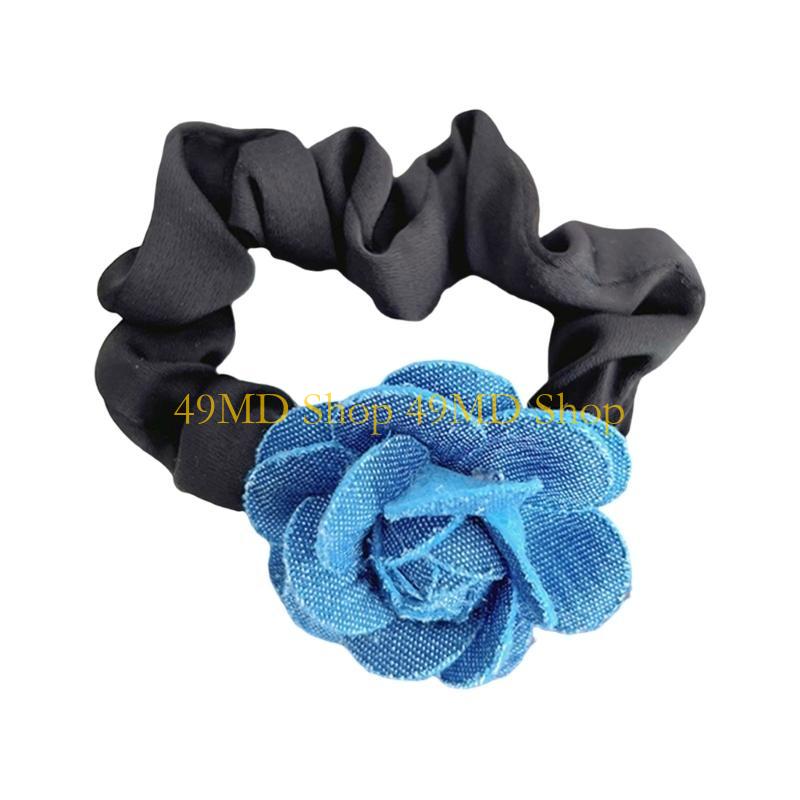 49MD Delicate Camellia Headpiece Elegant Beautiful Headbands Comfortable Hair Hoop Camellia Hair Accessory