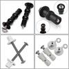 Toilet seat hinge fixing parts, 5 pairs of rubber expandable screws hinges for toilet lid