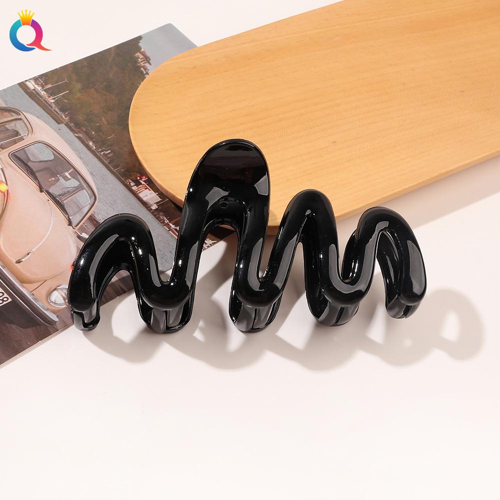 Colorful Grip Wavy Hair Clip Back of Head Clip Hair Clip Updo Shark Clip Hair Accessories