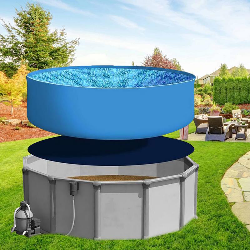 Round Pool Liner Pad Heavy Duty Inflatable Hot Tub Floor Mat Swimming Pool Accessories For Ground Swimming Pools