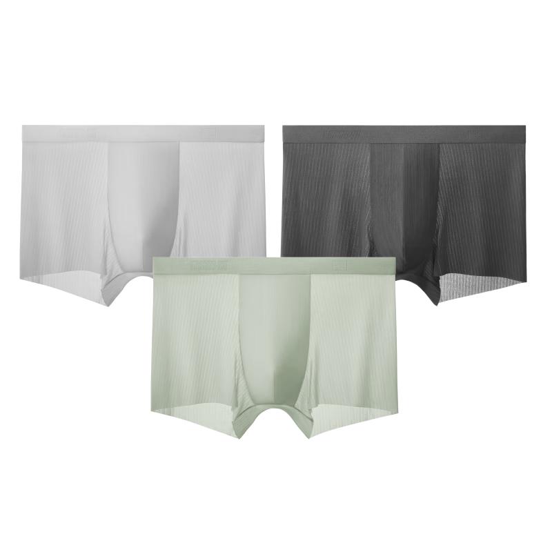 Bananain 311 Cool Air Ice Silk Herren Boxer Briefs (3 Pack)