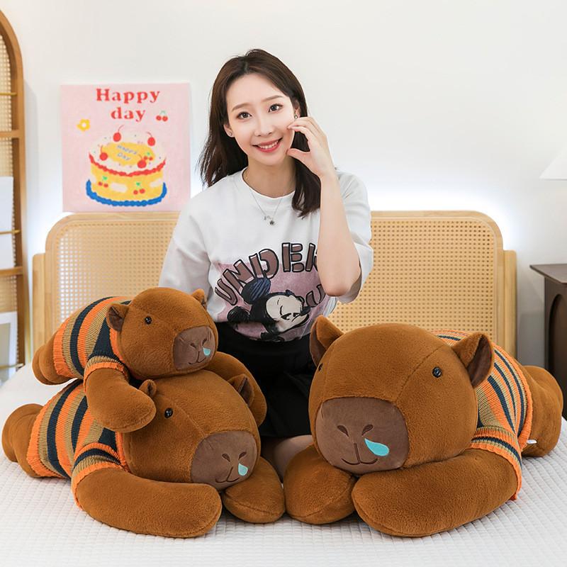 Capybara Plush Toy Animal Pillow For Kids Home Decor Gift
