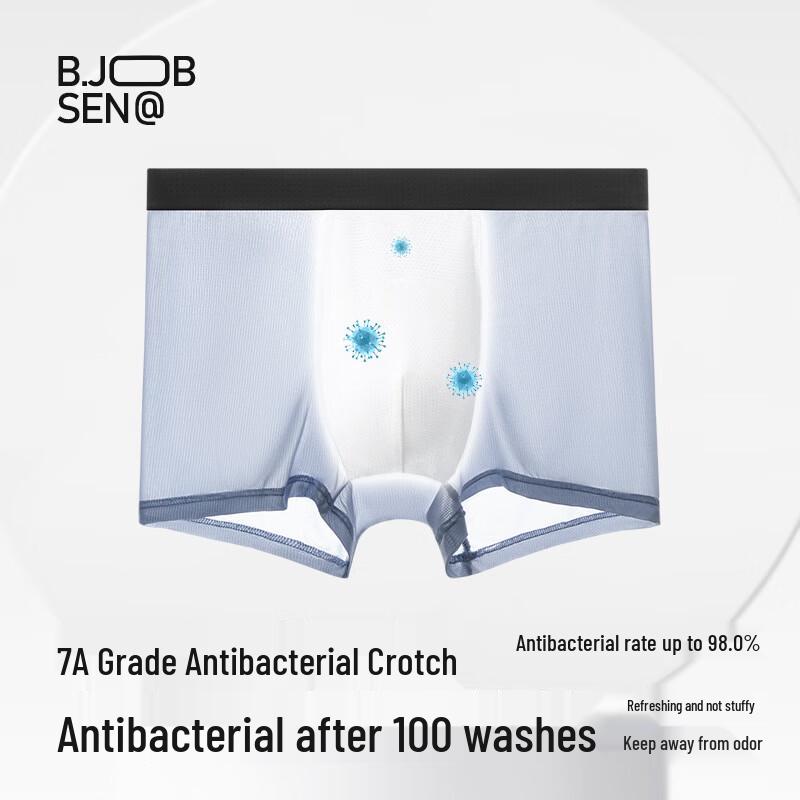 B.JOBSEN Herren Eisseide Boxerbriefs