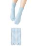 Hokaron Tabi Room Light 1 Pair Socks, Mohair, Warm, Blue,