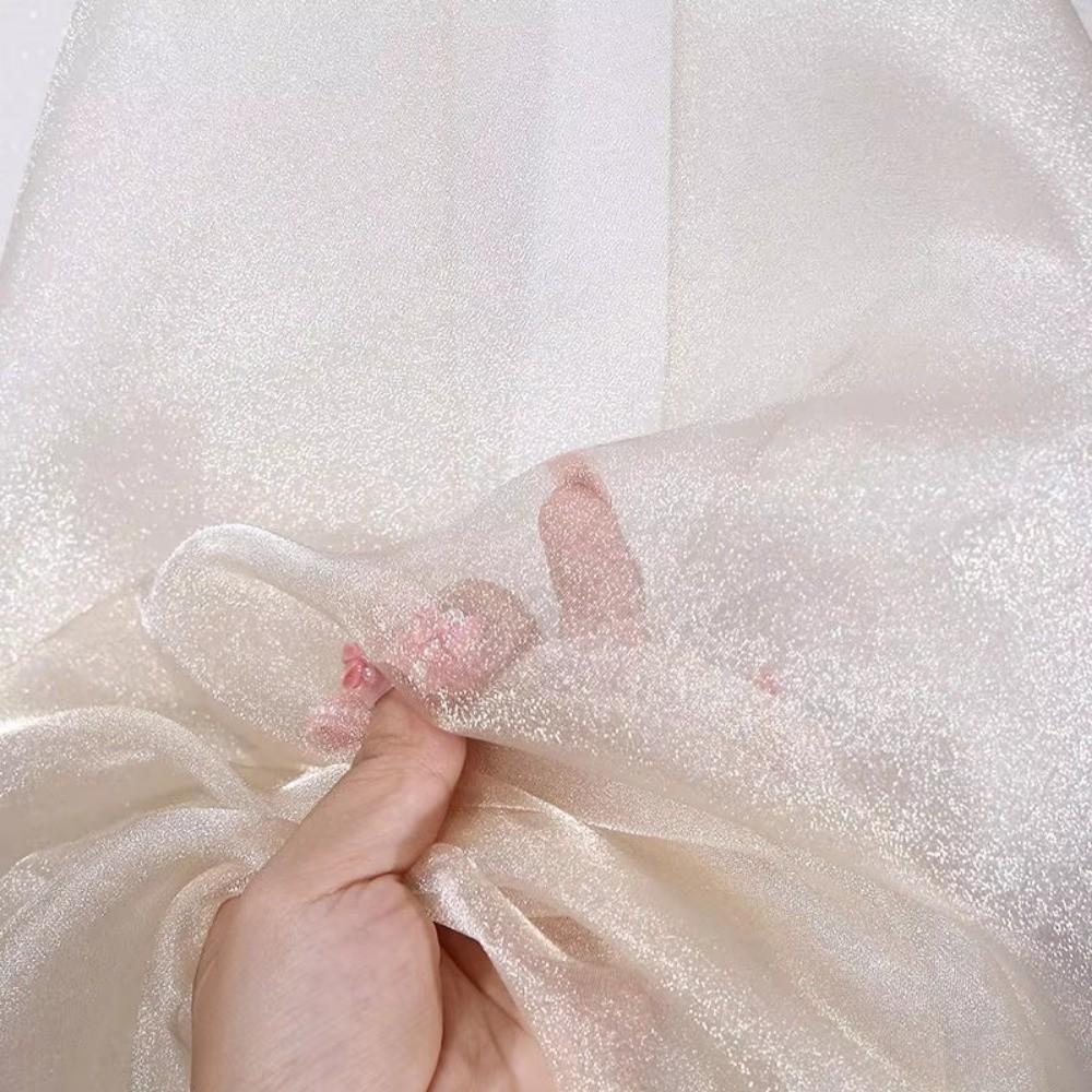 1m/20m*140cm Tüllstoff Glänzend Fluoreszierend Organzastoffe Bühne Hochzeitsdeko