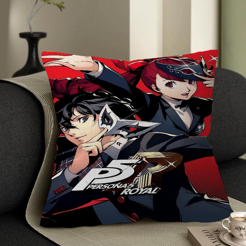 Persona 5 Gaming Pillow Cover Sofa Cushion Cover Home Room Decoration Children Gift