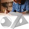 Stainless Steel Woodworking Right Angle Gauge 90/45 Degrees Carpenter Measuring Ruler