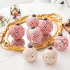 Retro 8cm Christmas Ball Set: 12 Decorative Ornaments for Festive Scenes and Tree Decoration