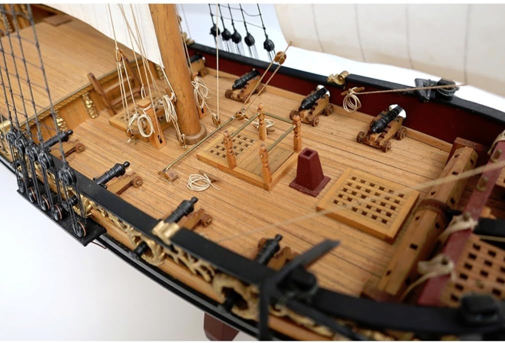 Woody Joe 1/64 Charles Yacht Wooden Model Assembly Kit (Ship)