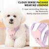 Adjustable Size Reflective Polyester Vest-Style Chest Harness Set Fashion Dog Leash Button Anti-Escape Pet Supplies Cross-Border