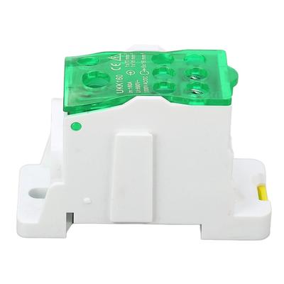 Brass Conductor DIN Rail Terminal Block 690V 160A Junction Box Appliances