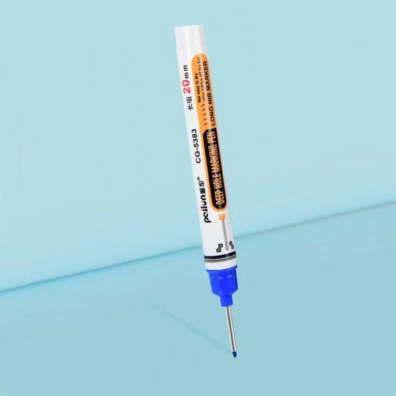 

1Pc Long Needle Marker Pen Waterproof Metal Bathroom Woodworking Tile Screw Deep Hole 20Mm Dash Pen Marker Pen