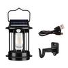 Solcellehengende lanterne campinglys med håndtak høy lysstyrke IP65 vanntett bevegelsessensor solcelledrevet teltlampe LED-lys