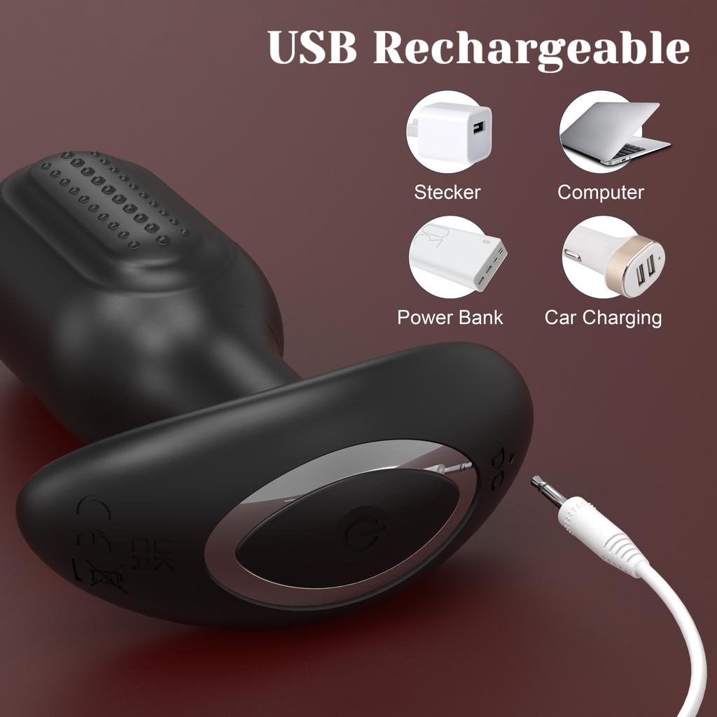 Vibrating Anal Plug APP Control Men Prostate Massager Butt Plug Dildo Vibrator Sex Toys for Adult Women Male