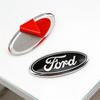 1PC 22.5x9cm Aluminum Overlay Emblem For Ford Fusion Focus Fiesta Kuga Mondeo Transit EcoSport Front Hood Trunk Auto Accessories