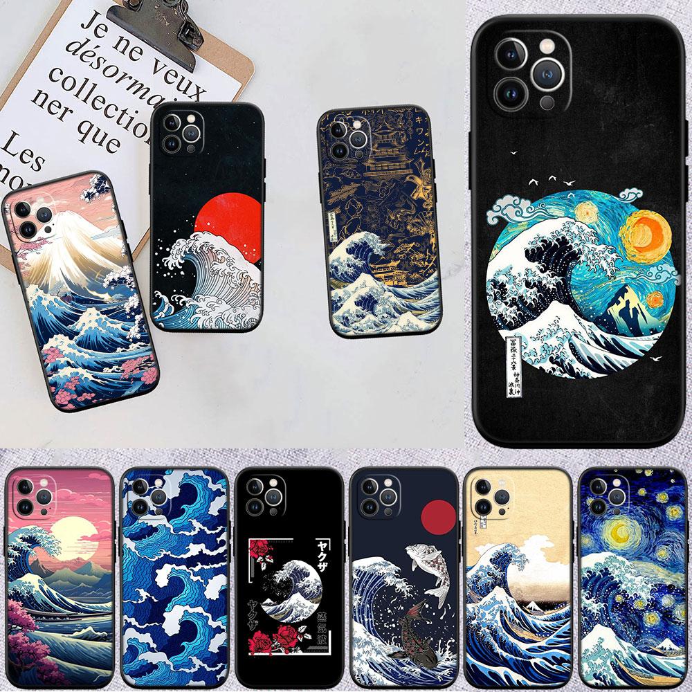 QT21 Great Wave Off Kanagawa New High-End Phone Case for Redmi Note 6 7 8 9 8T 9T 9S Pro Max 8A 9A 9C Prime NFC