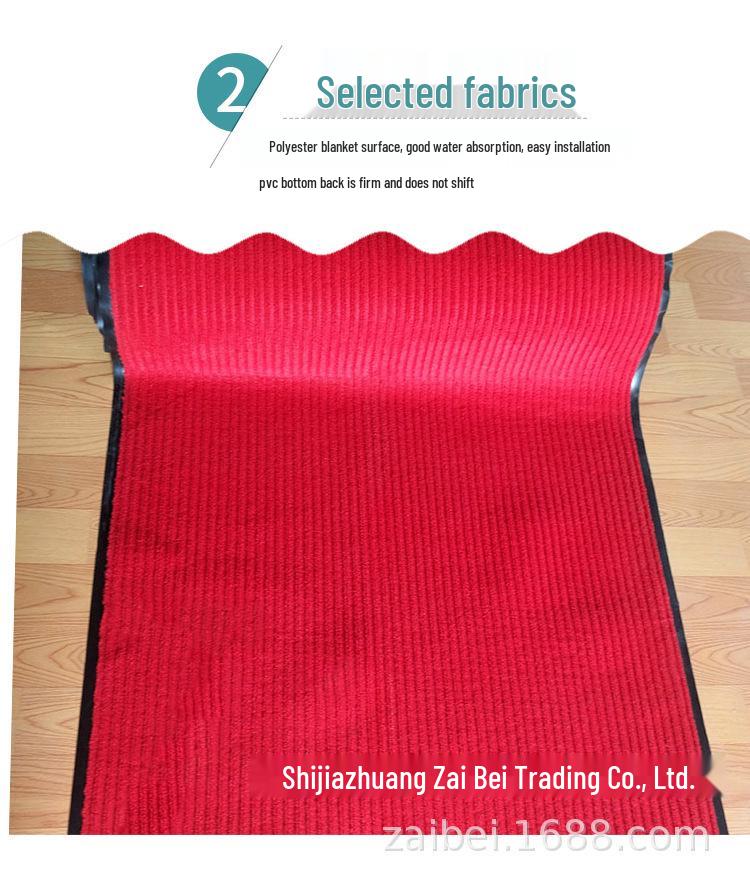 Double Stripe Water Absorbent Carpet Mat for Hotels, Malls, Offices, and Stairs