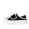 Step-on Two-Way Wear Magic Stick Canvas Shoes Women's Spring and Summer New Versatile Semi-Slipper Students All-Match White Shoes