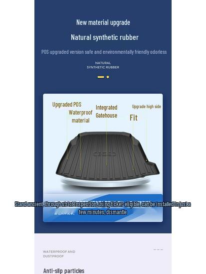 Fits 2023-2025 Ranger Pickup Bed Liner Cargo Mat