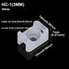 100Pcs Cable Tie Saddle Type Plastic Mount Base Wire Holder Fixing Seat Charging Data Line Winder Nylon HC-0~ HC-7,HC-1S~HC~2S
