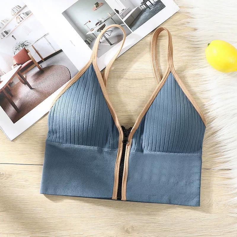 Reggiseno sportivo Crop Top Fitness Abbigliamento sportivo da donna Reggiseni sportivi femminili per palestra Fitness Intimo femminile Running Lingerie push up