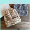 Fashion Colored Women Casual Thick Warm Knitted Hat For Winter Outings Use